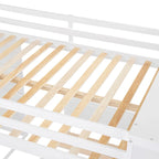 Lit mezzanine pleine grandeur avec un lit simple indépendant