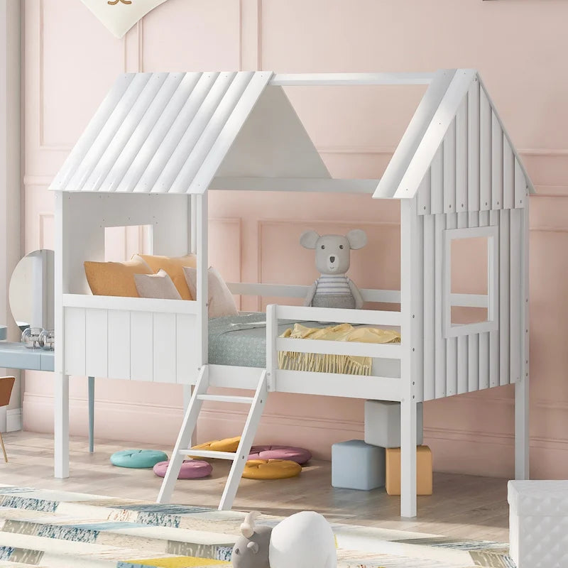 Lit cabane mezzanine simple