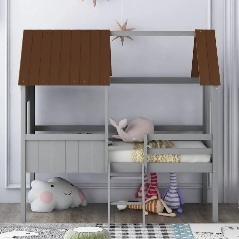 Lit cabane mezzanine simple