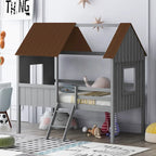 Lit cabane mezzanine simple