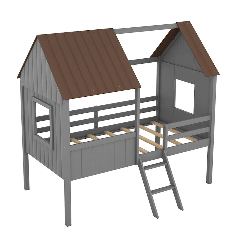 Lit cabane mezzanine simple