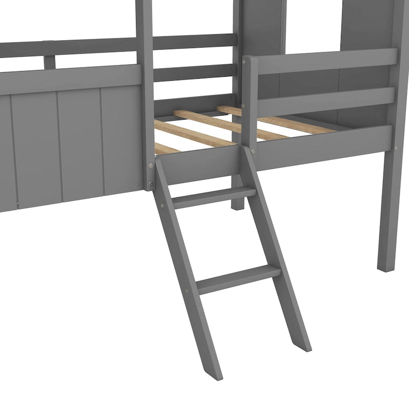 Lit cabane mezzanine simple