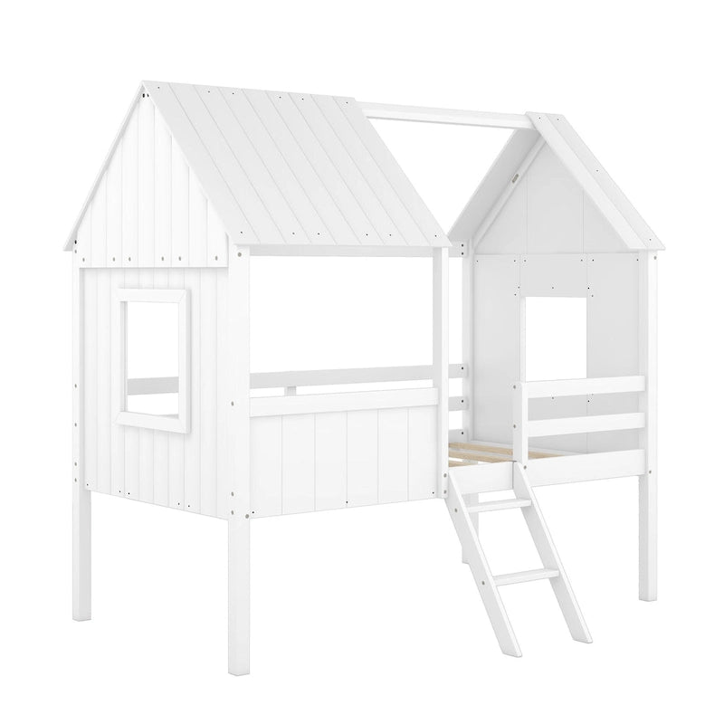 Lit cabane mezzanine simple