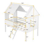 Lit cabane mezzanine simple