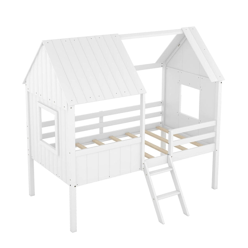 Lit cabane mezzanine simple