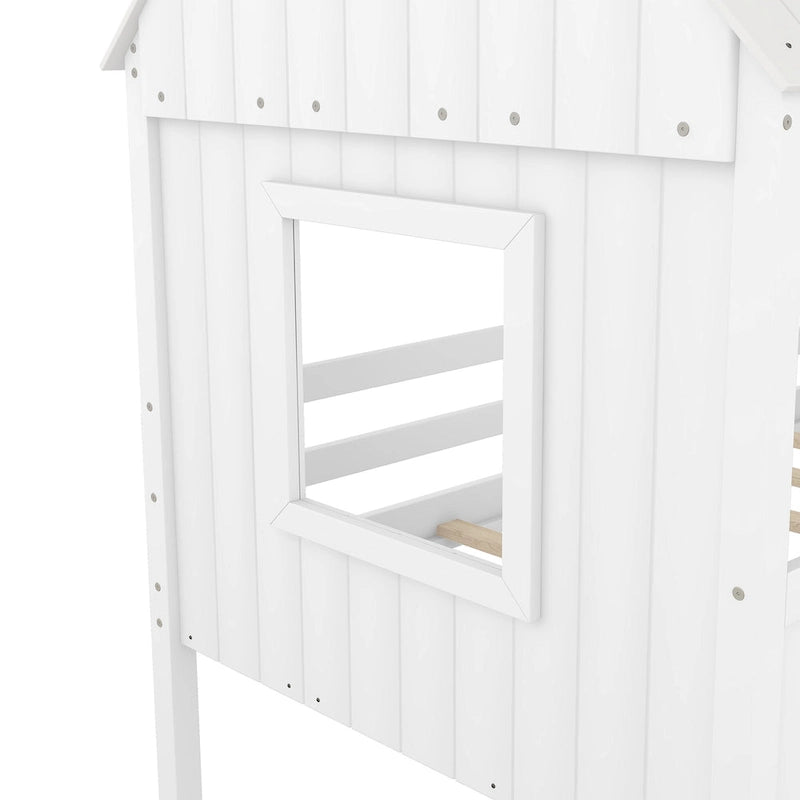 Lit cabane mezzanine simple