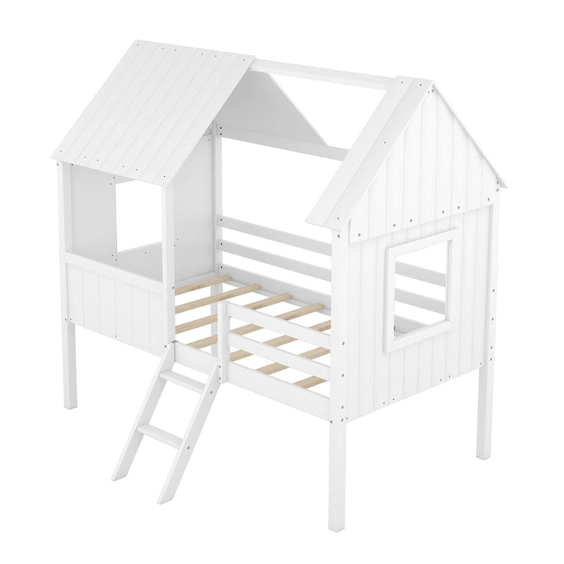 Lit cabane mezzanine simple