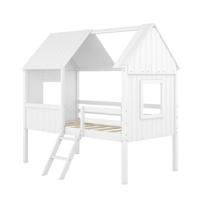 Lit cabane mezzanine simple