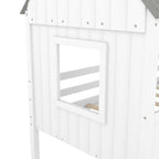 Lit cabane mezzanine simple