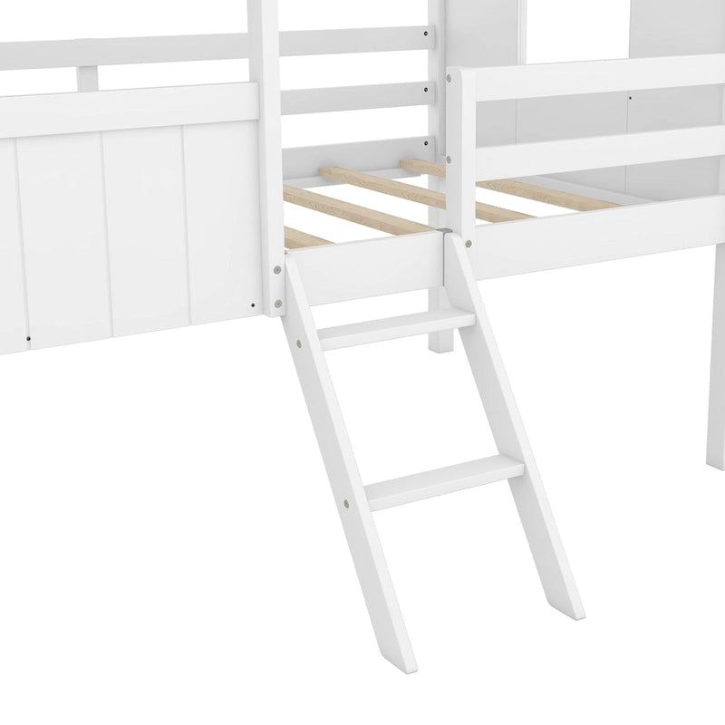 Lit cabane mezzanine simple