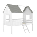 Lit cabane mezzanine simple