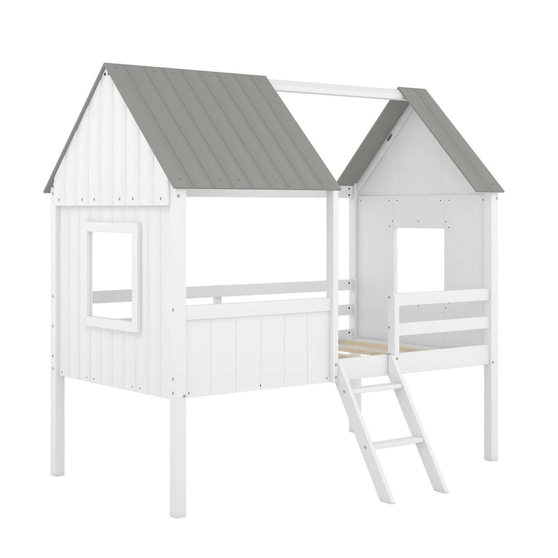Lit cabane mezzanine simple