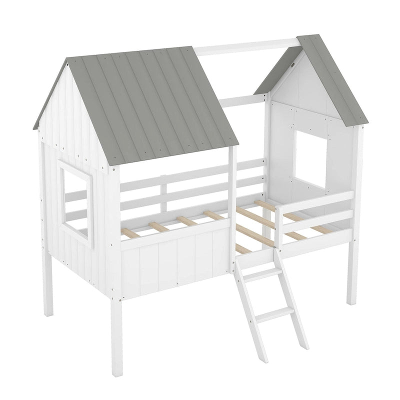 Lit cabane mezzanine simple